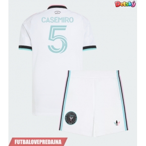 Lacne Dětský Futbalové dres Inter Miami Casemiro #5 2026-27 Krátky Rukáv - Tretina (+ trenírky)
